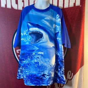 3D Shark kids Shirt XL